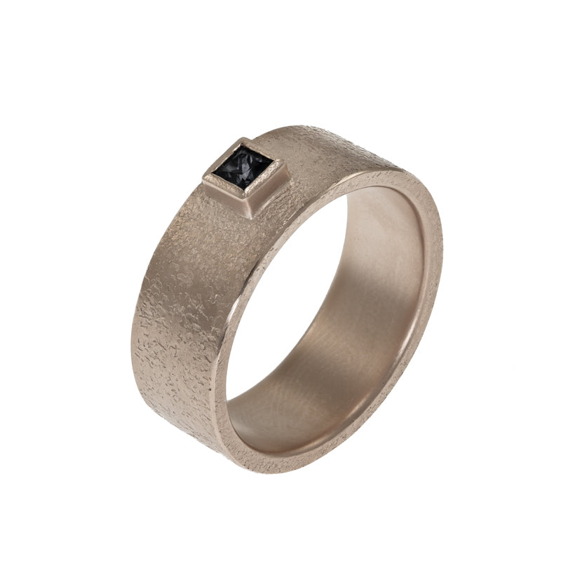 Men's Round-Cut Diamond Wedding Ring 1 ct tw 10K Yellow Gold | Kay